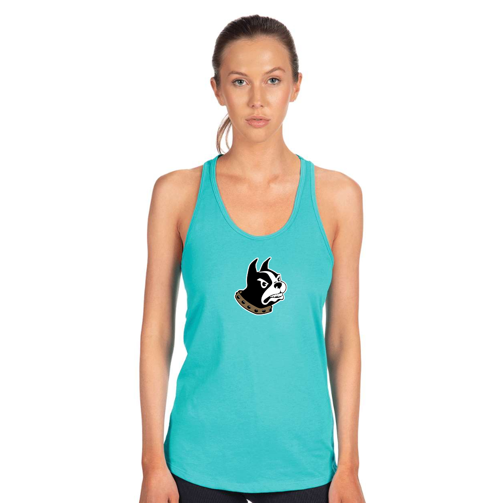 Women's Wofford Terriers Next Level Ideal Racerback Tank